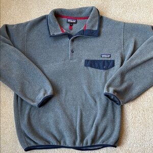 Patagonia Gray Fleece Pullover
